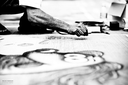 mona lisa with a dog downtown Hudson Valley street art