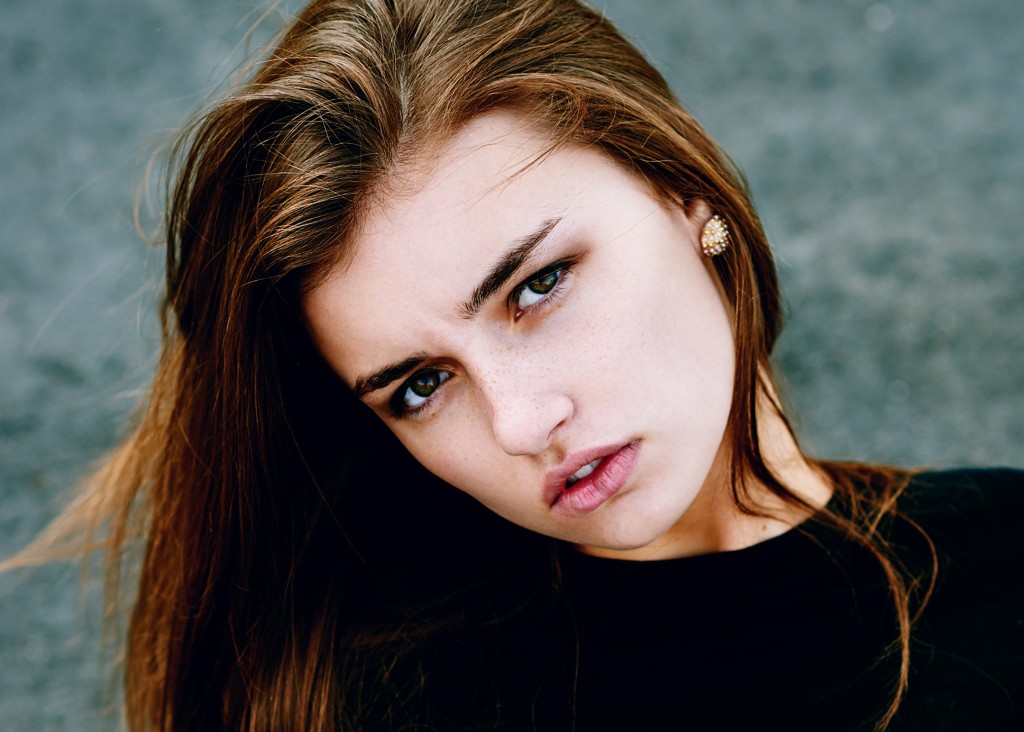 Modeling Agency in Hudson Valley concrete floor shot