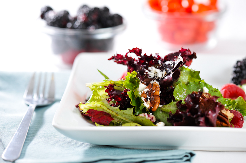 Hudson Valley Food Photographer { Walnut Craisin Goat Cheese Salad }